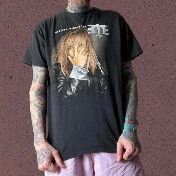 Vintage Melissa Etheridge SINGLE STITCH Shirt - Picture 1 of 6